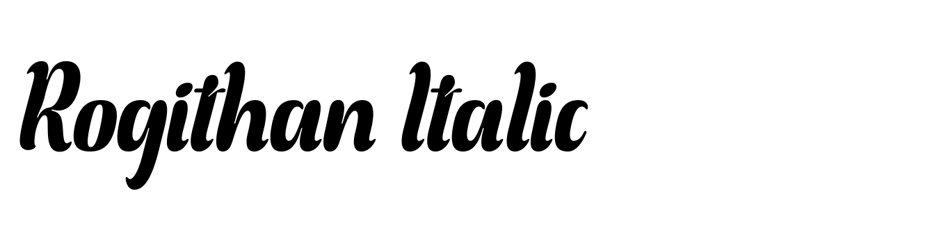 Rogithan Italic